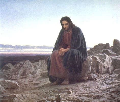 Christ in the Wilderness- Ivan Kramskoy- 1872